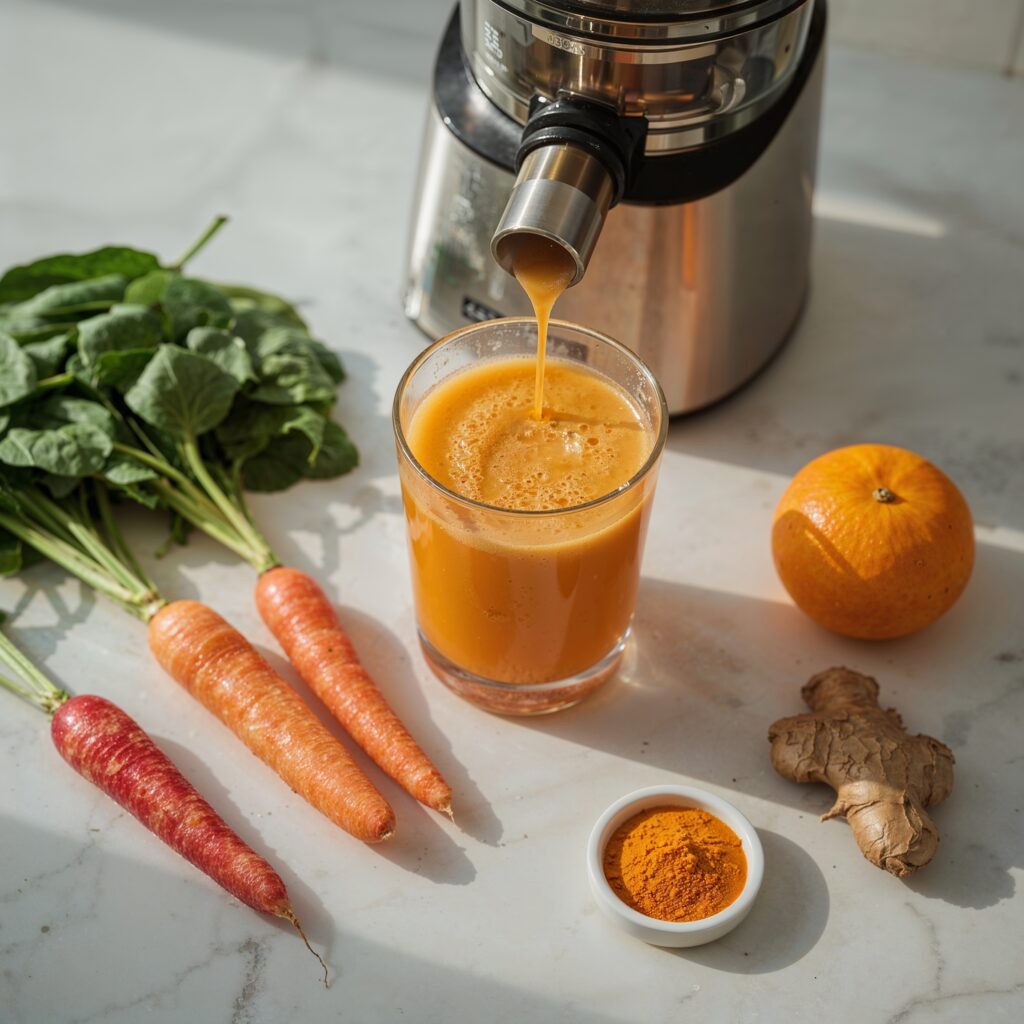 how long does Lungs take to recover from smoking juice made from spinach, carrots, radish, orange, ginger, and turmeric, supporting recovery in the lungs after smoking.