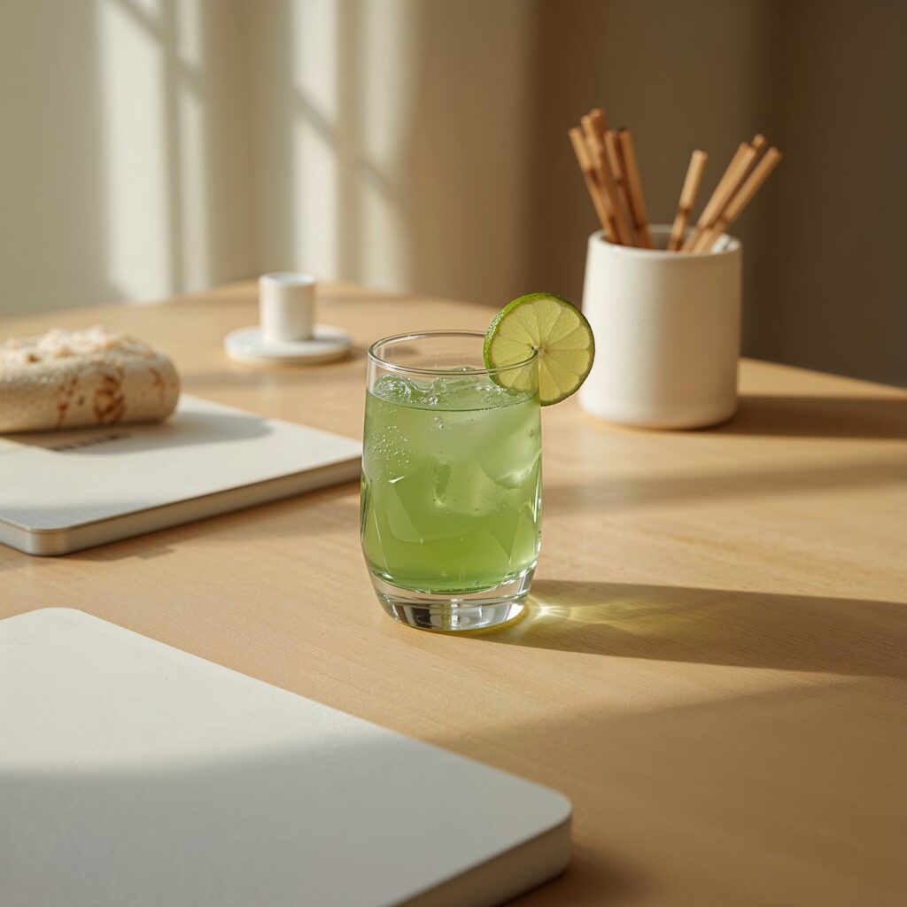 Adaptogen drinks that give you a buzz on a modern desk